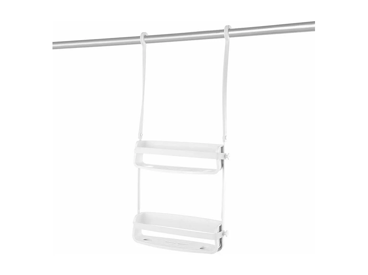 Soporte de accesorios de ducha Flex de 2 estantes