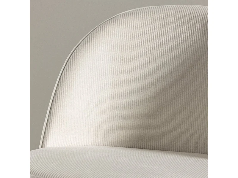 Velvet eetkamerstoel fluweel beige, zwart.