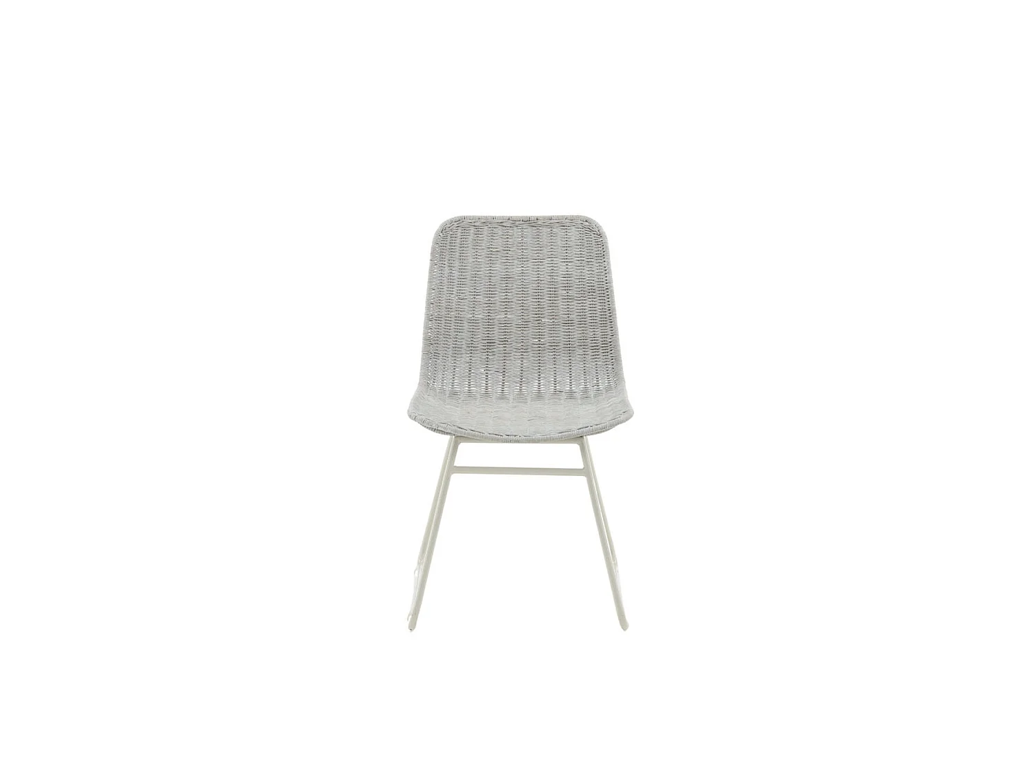 Cirebon Chaise de salle à manger en rotin Rattan whitewash.