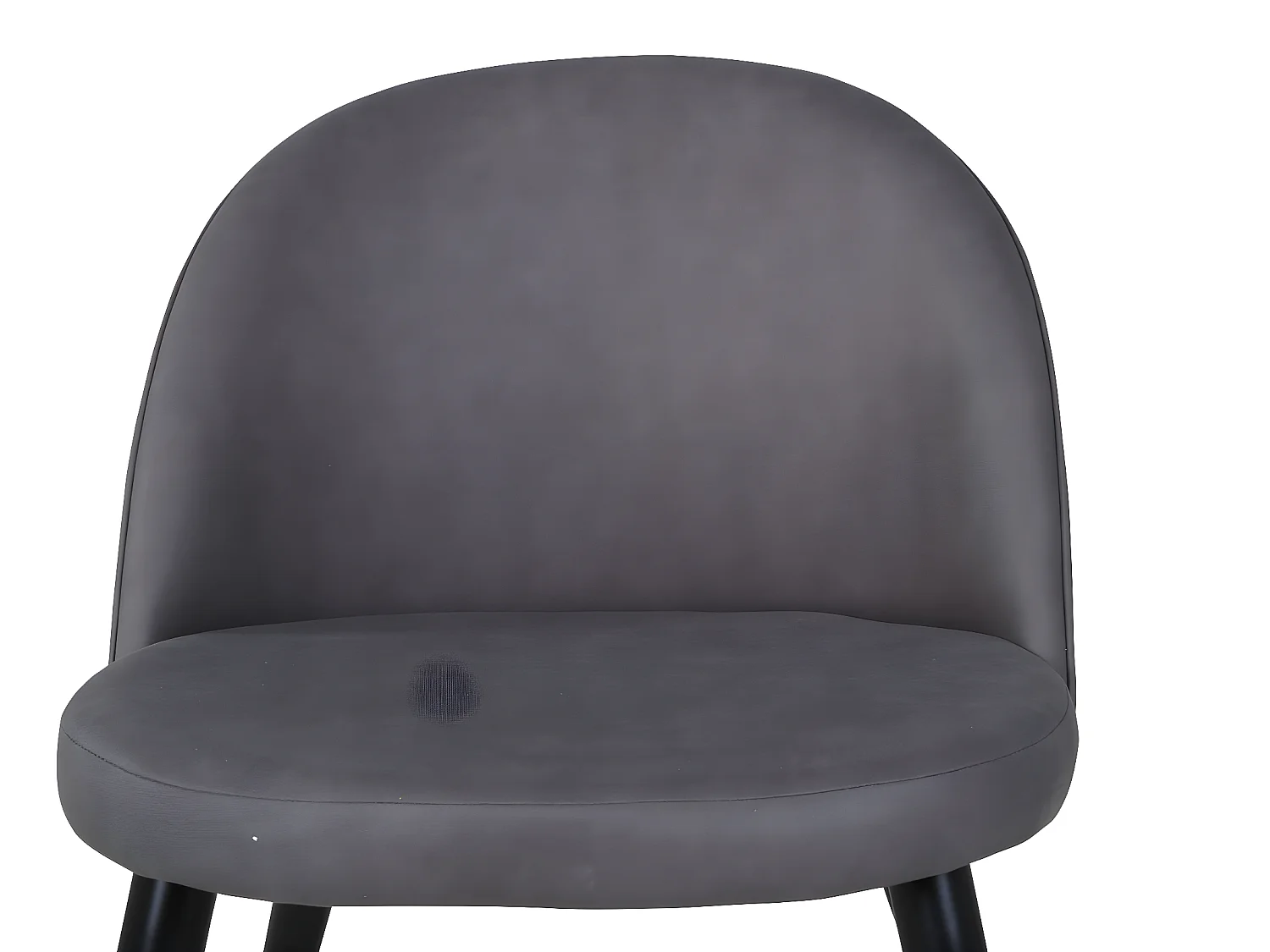 Velvet eetkamerstoel velours grijs.