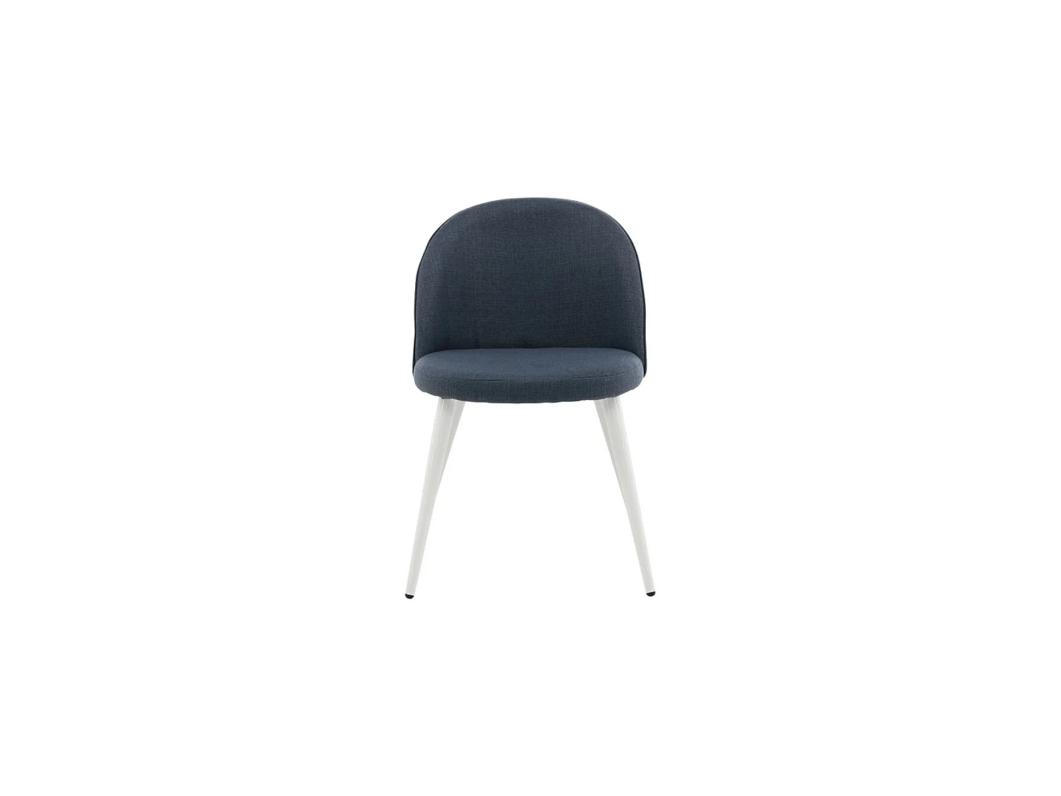 Velvet eetkamerstoel blauw.