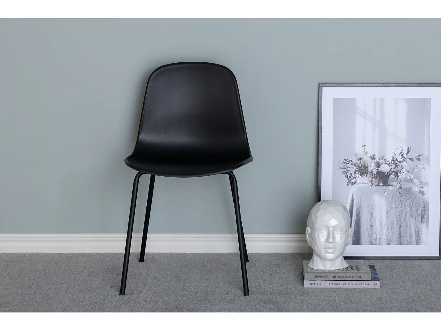 Artic Esszimmerstuhl Schalenstuhl schwarz.
