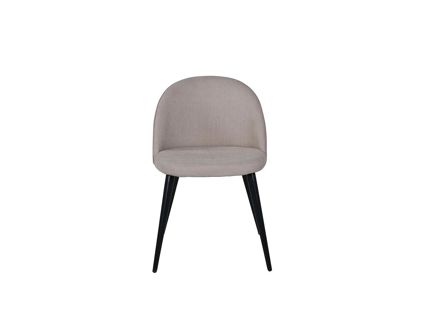 Velvet Chaise de salle à manger, Beige.