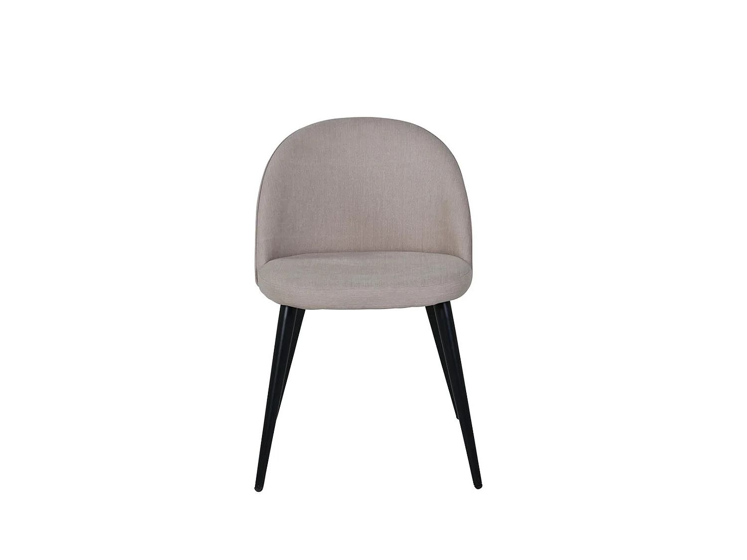 Velvet eetkamerstoel beige.