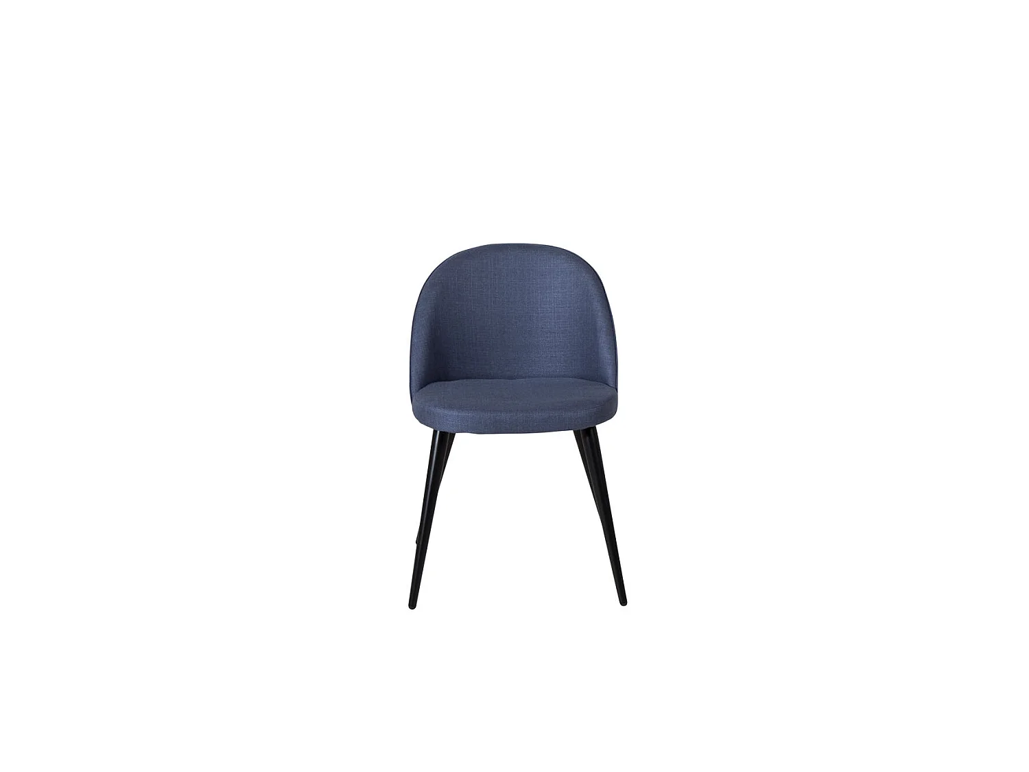Velvet Chaise de salle à manger, bleu.