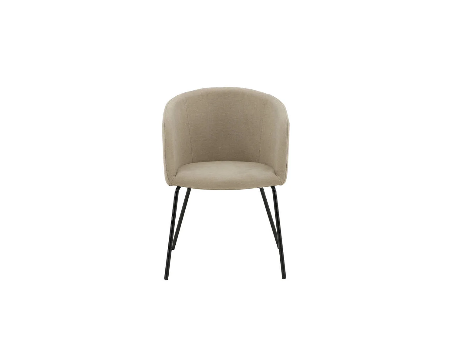 Berit eetkamerstoel met armleuningen beige.