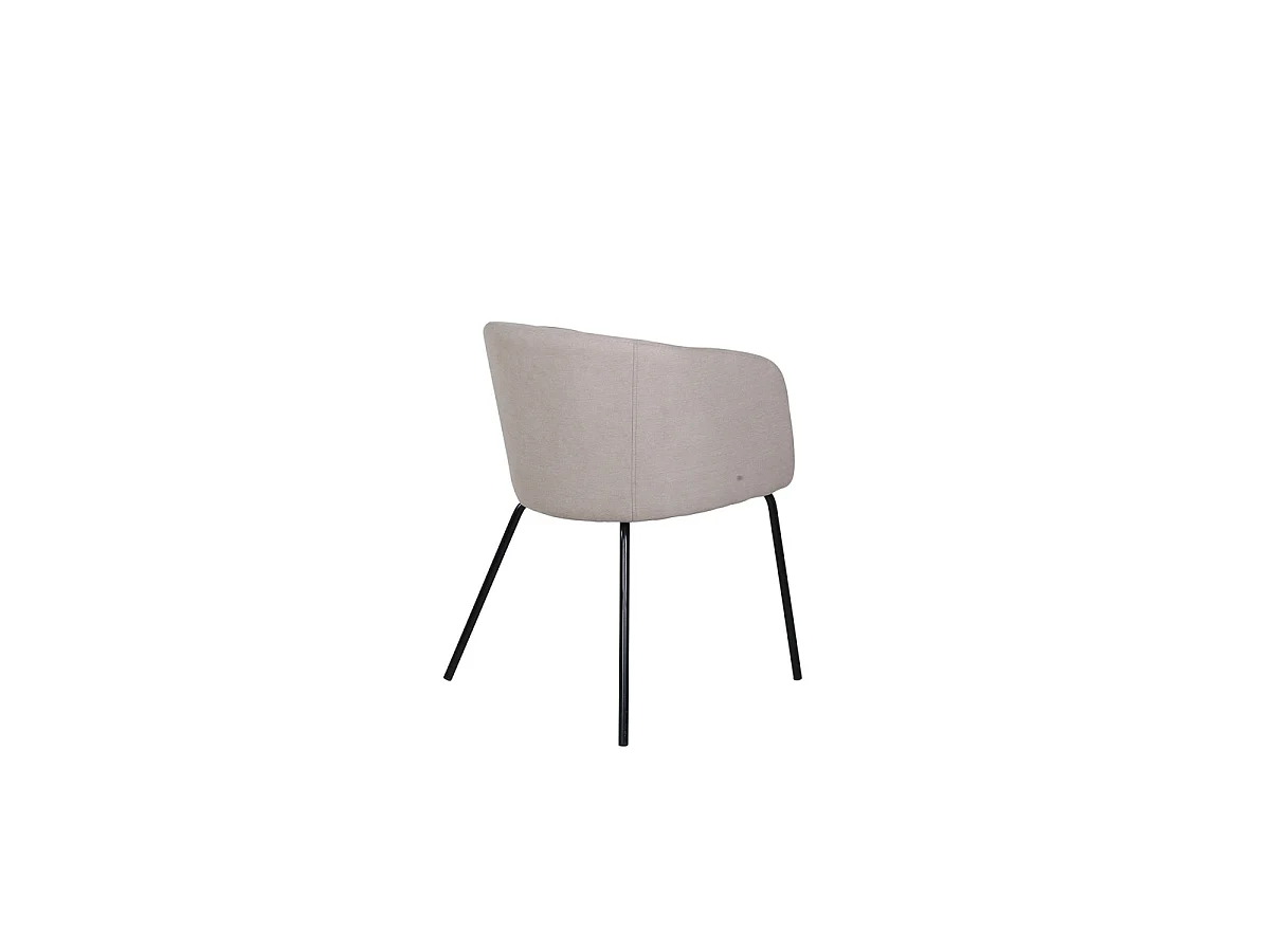 Chaise en Tissu "Berit" 78cm Beige