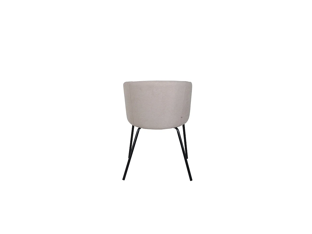 Chaise en Tissu "Berit" 78cm Beige