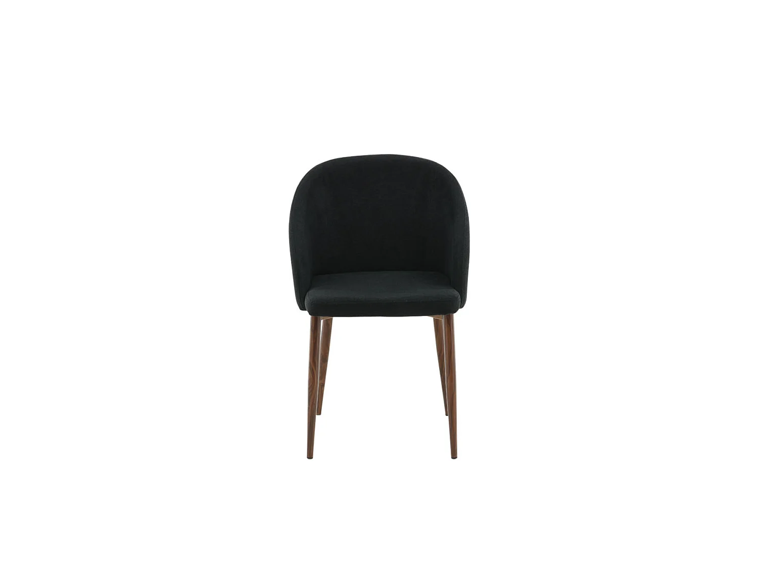 Silla de comedor Arch negra.