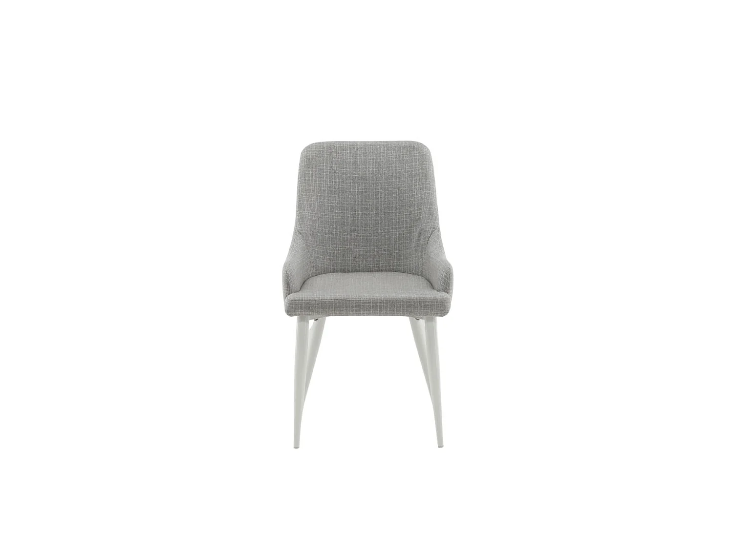 Plaza Chaise de salle à manger, gris, blanc.