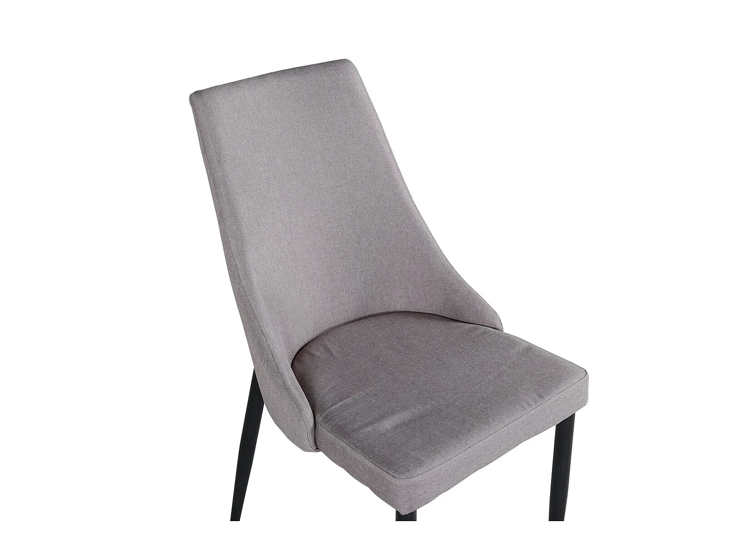 Leone2.0 Chaise de salle à manger, gris, noir.