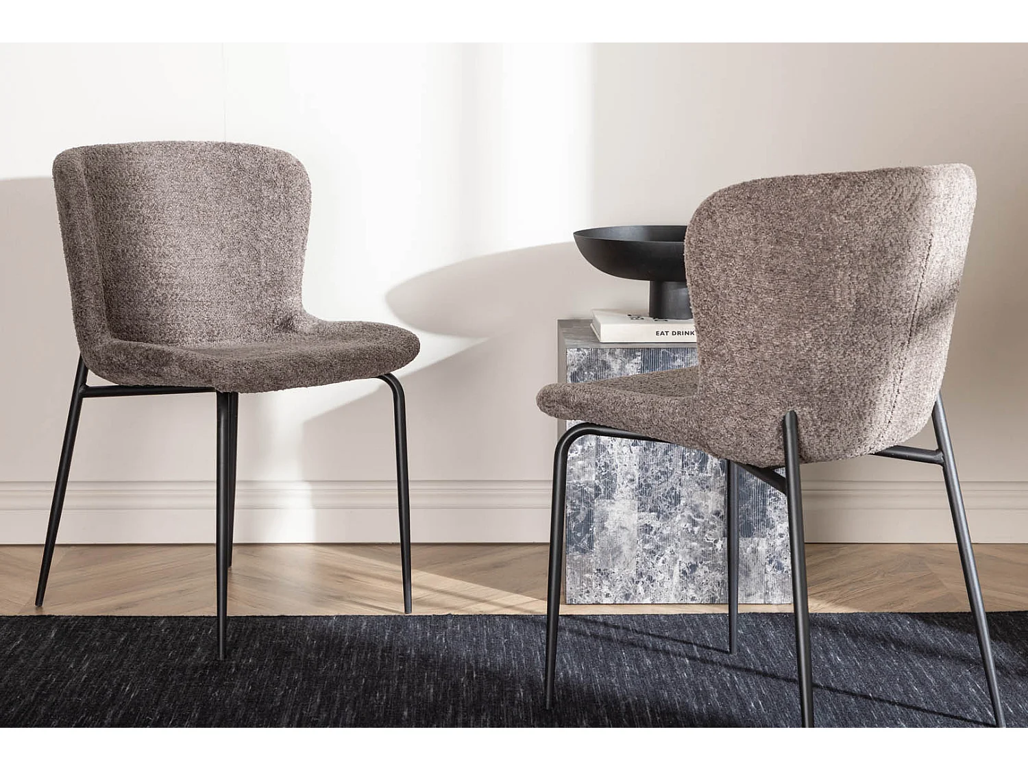 Modesto Esszimmerstuhl braun.