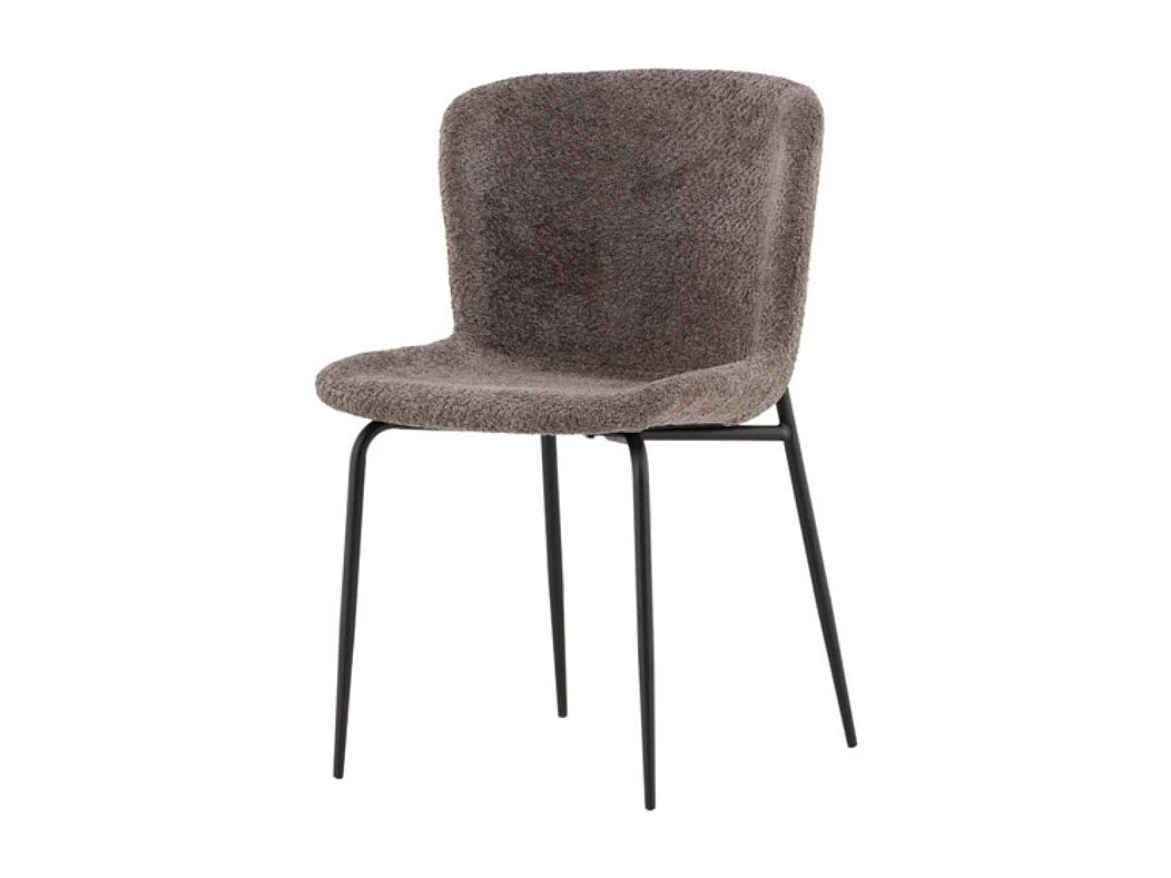 Modesto chaise de salle à manger marron.