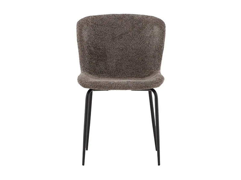 Silla de comedor Modesto marrón.