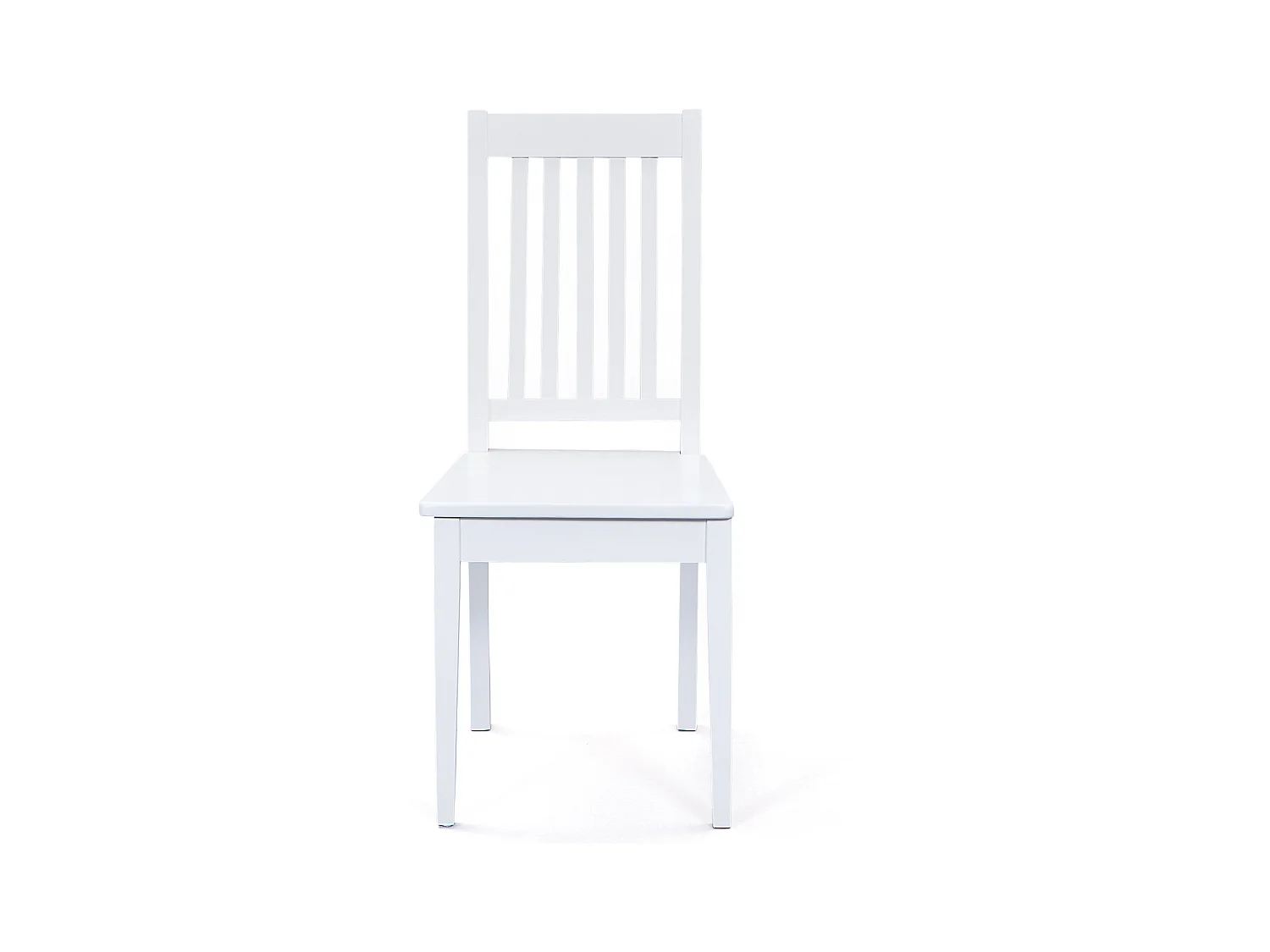 Wright Chaise de salle à manger, blanc.
