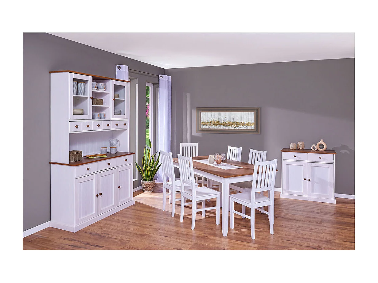 Wright eetkamerstoel wit.