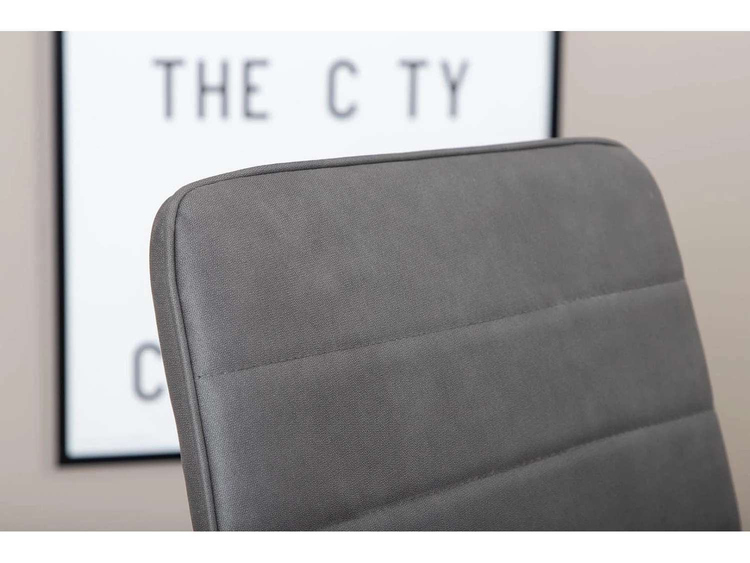 Windu eetkamerstoel grijs.