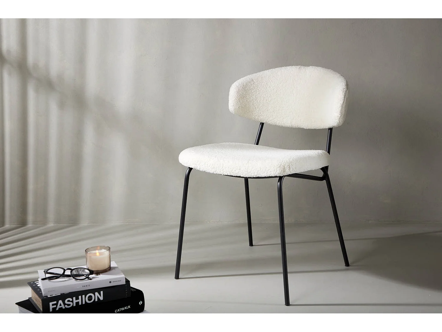 Chico chaise de salle à manger blanc.