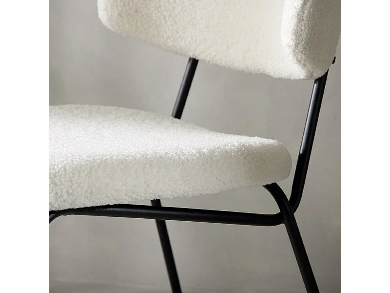 Chico chaise de salle à manger blanc.