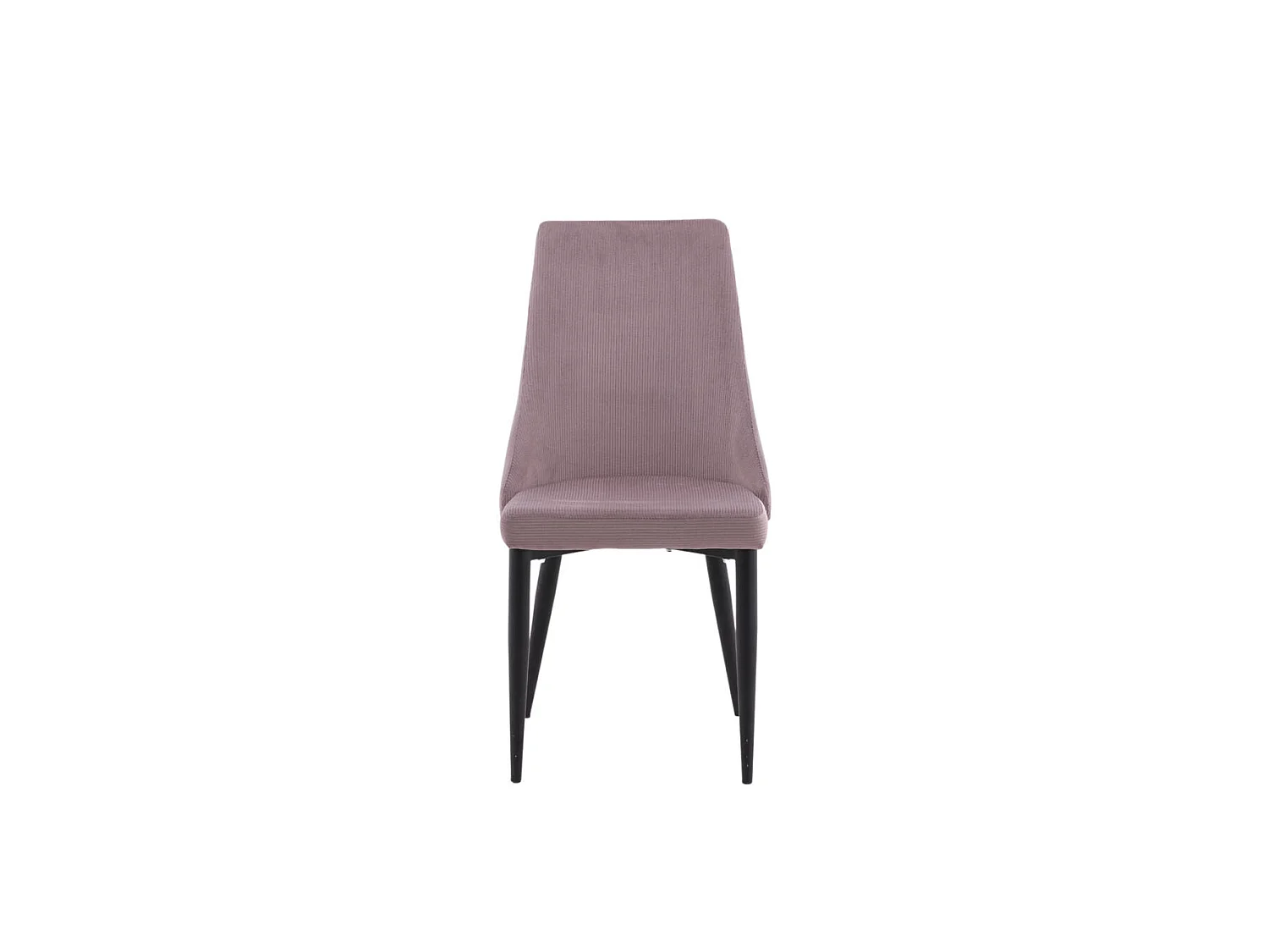 Leone Chaise de salle à manger en velours, rose, noir.