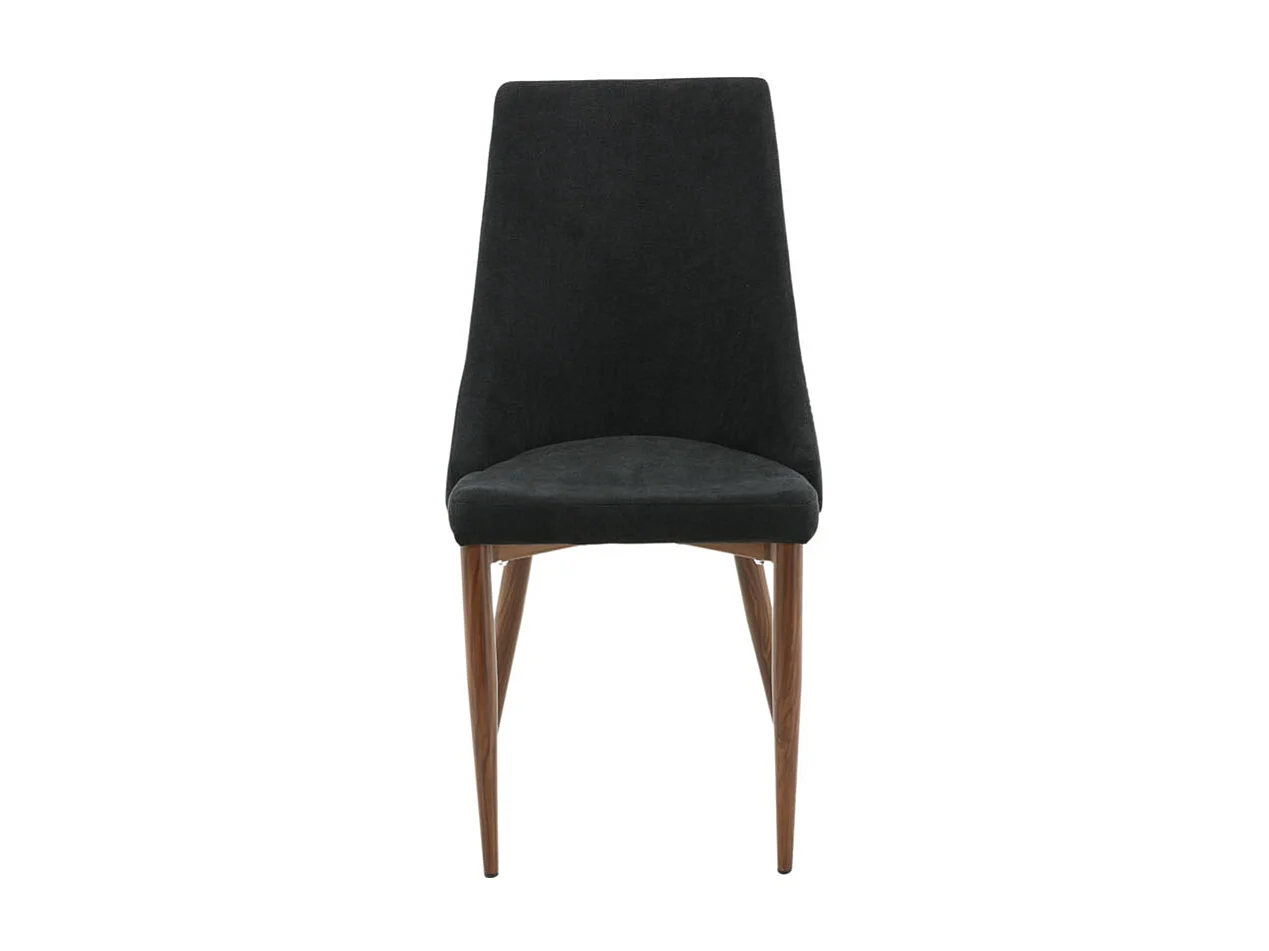 Leone Chaise de salle à manger, noir.