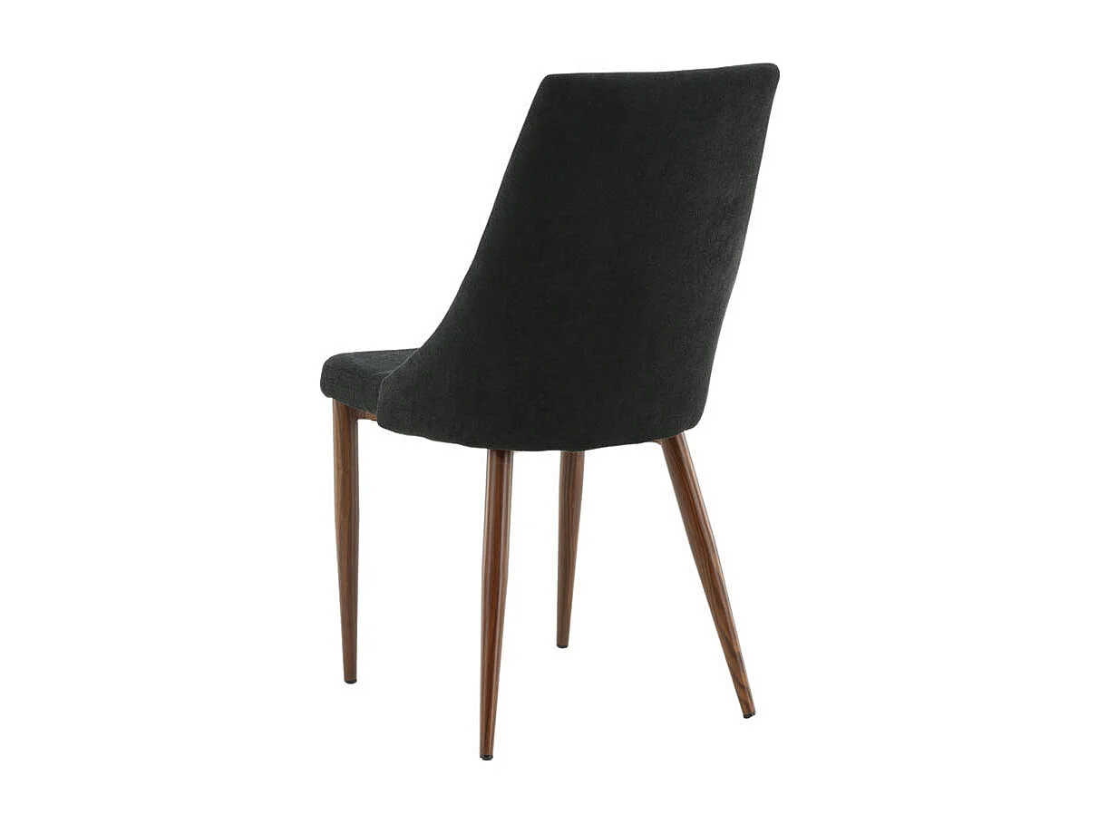 Leone Chaise de salle à manger, noir.