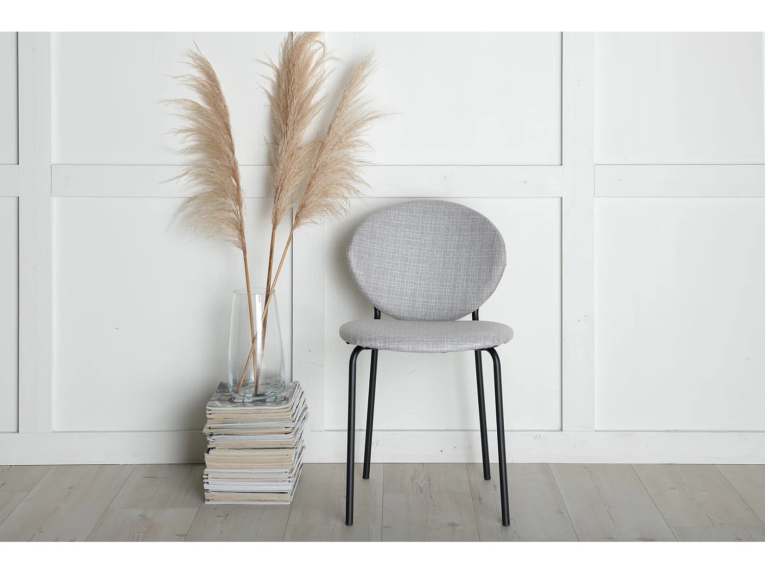 Vault Chaise de salle à manger, gris.