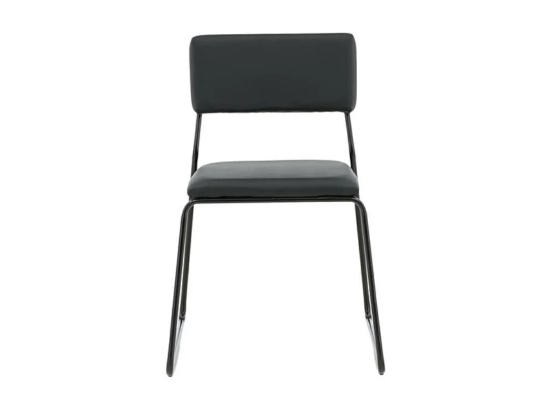 Kenth Esszimmerstuhl PU Kunstleder schwarz.