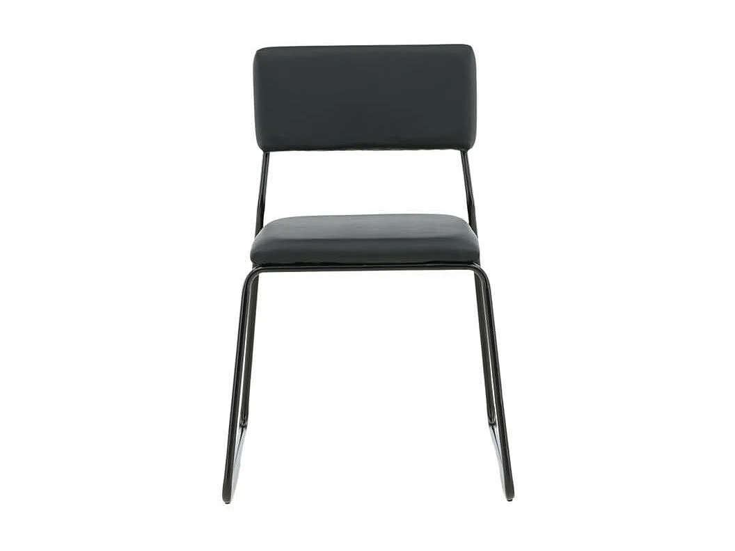 Kenth Esszimmerstuhl PU Kunstleder schwarz.