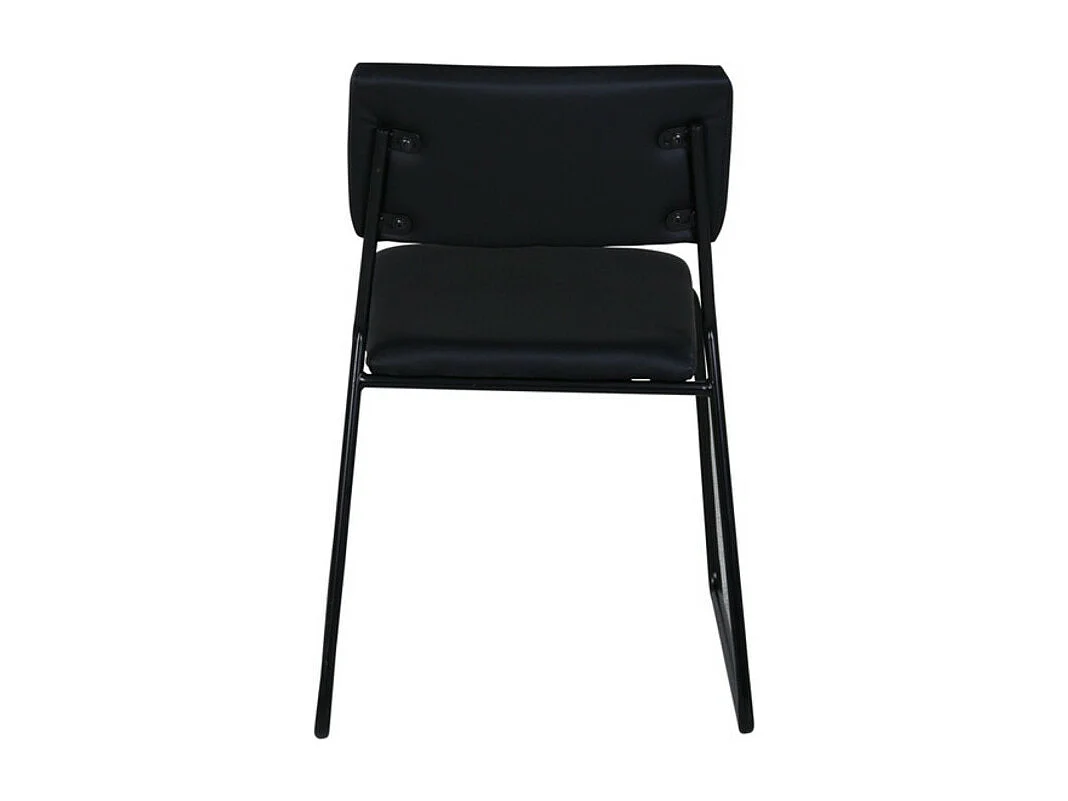 Kenth Esszimmerstuhl PU Kunstleder schwarz.