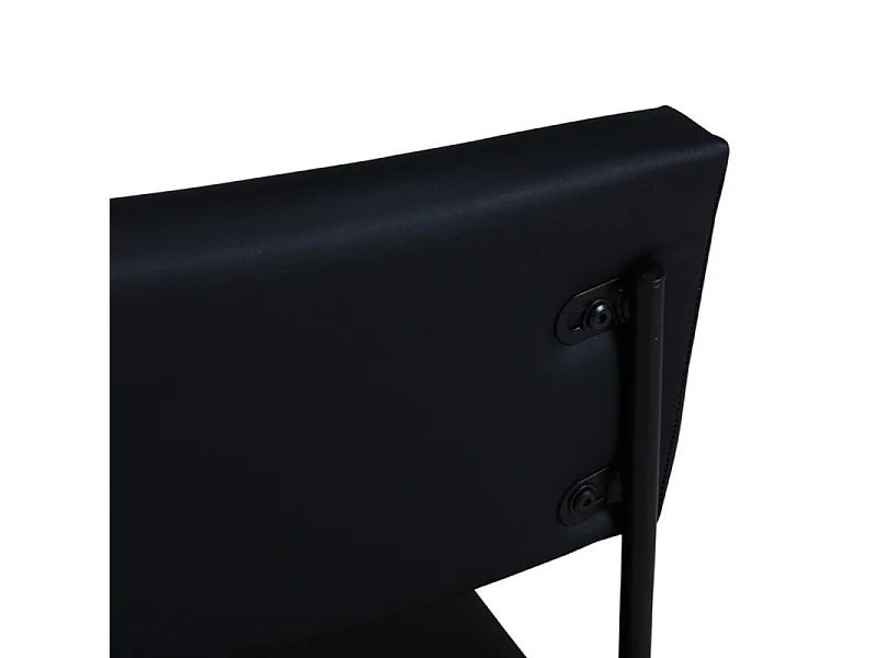 Kenth Esszimmerstuhl PU Kunstleder schwarz.