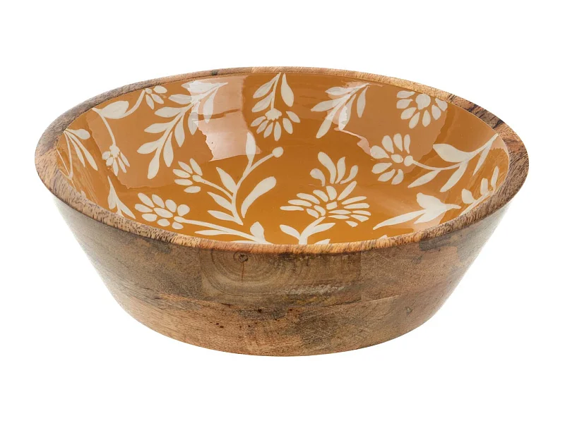 Saladier en bois de manguier 25 cm Capucine