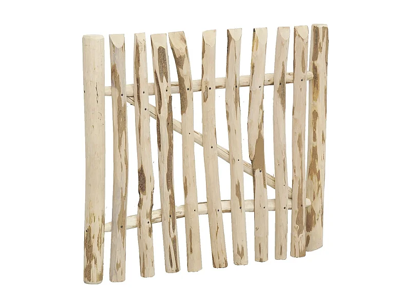 Portillon en noisetier