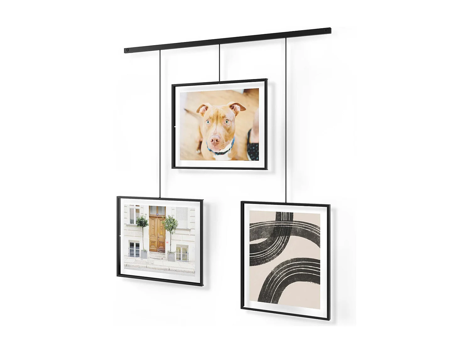 Porte photos escalier 3 cadres Exhibit