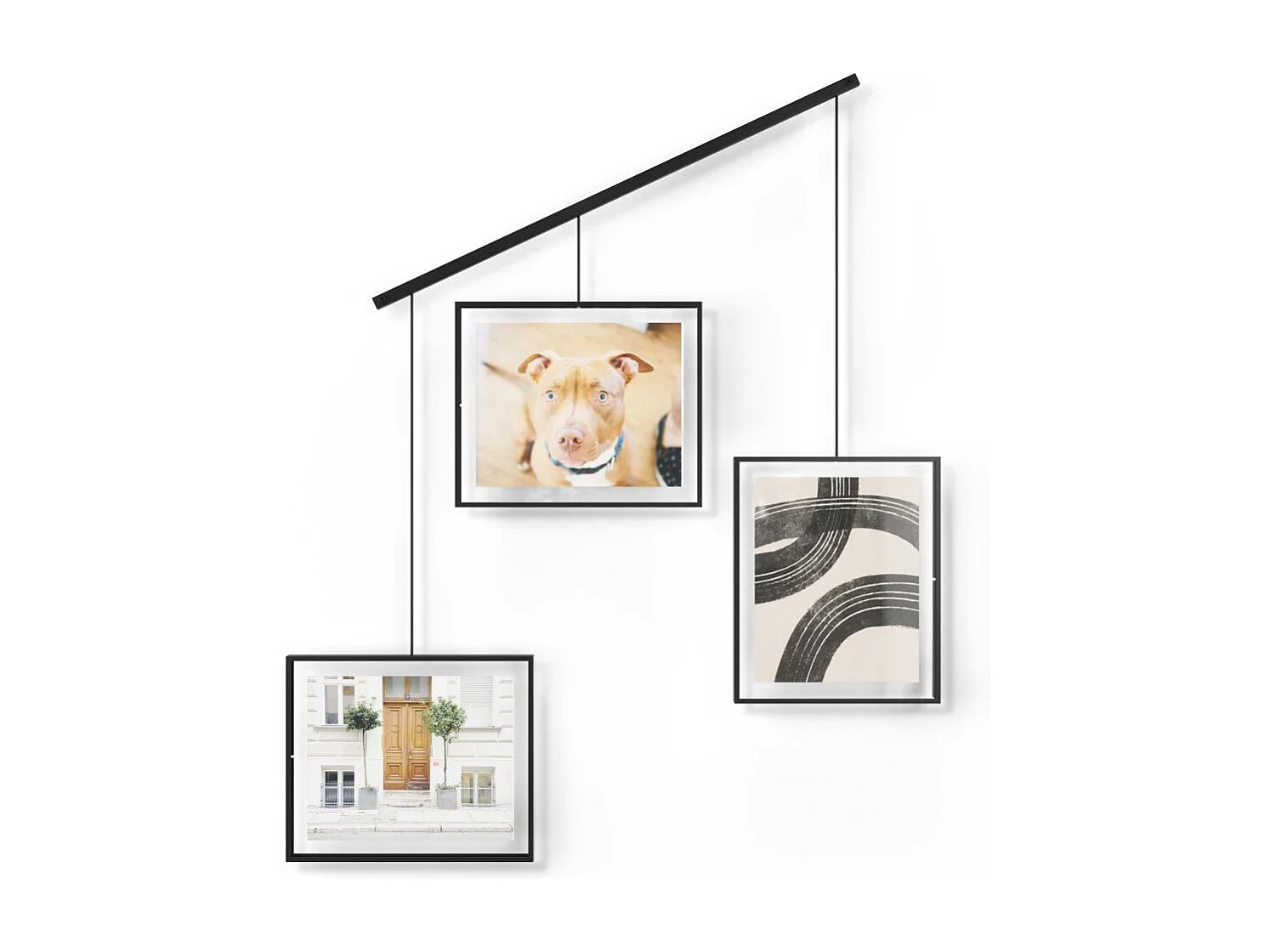 Porte photos escalier 3 cadres Exhibit