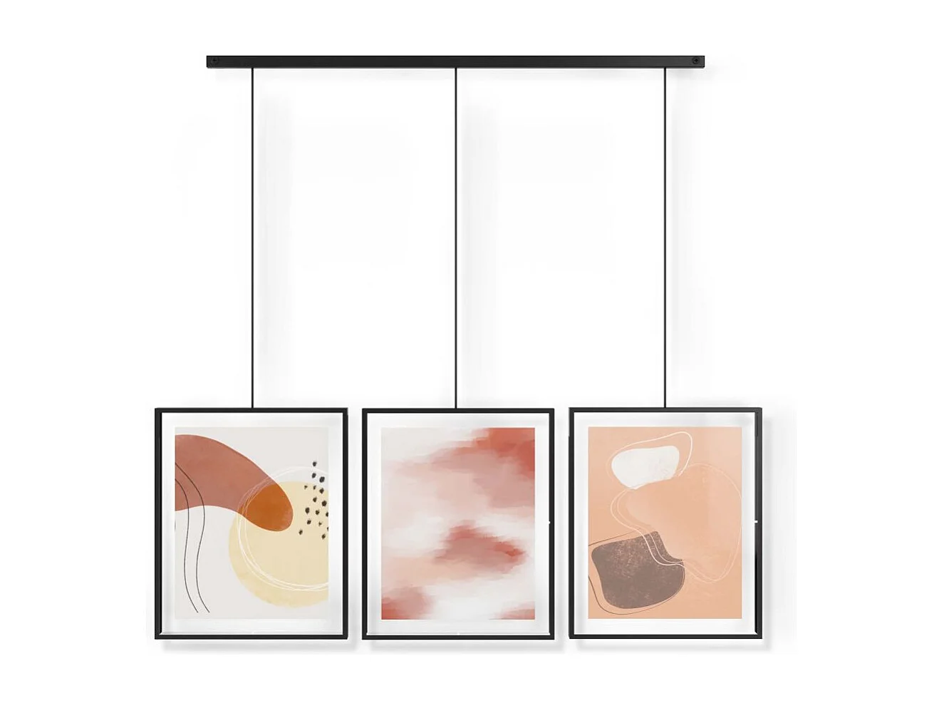 Porte photos escalier 3 cadres Exhibit