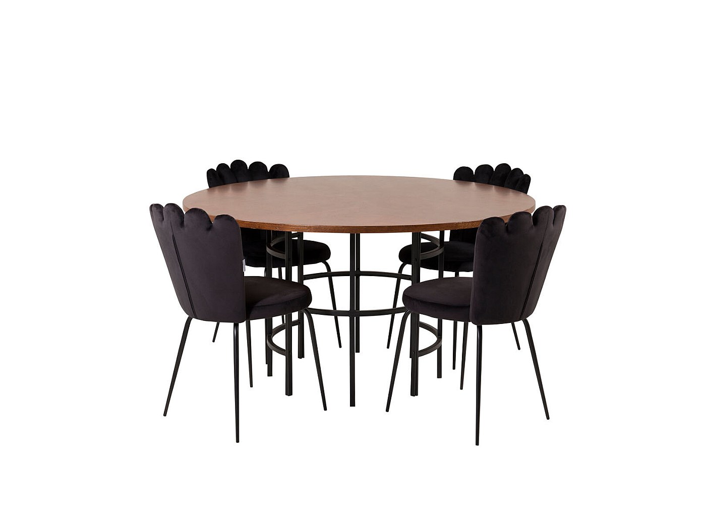Ensemble Table Et 2 Chaises Compact - Design Blanc Et Chêne - Idéal Pour Petits Espaces (cuisine, Terrasse) - 10