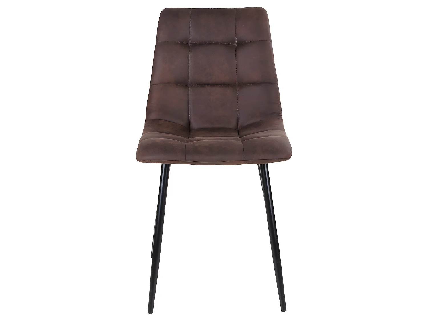 Tony eethoek , 1 eettafel en 6 stoelen donker bruin en eik.