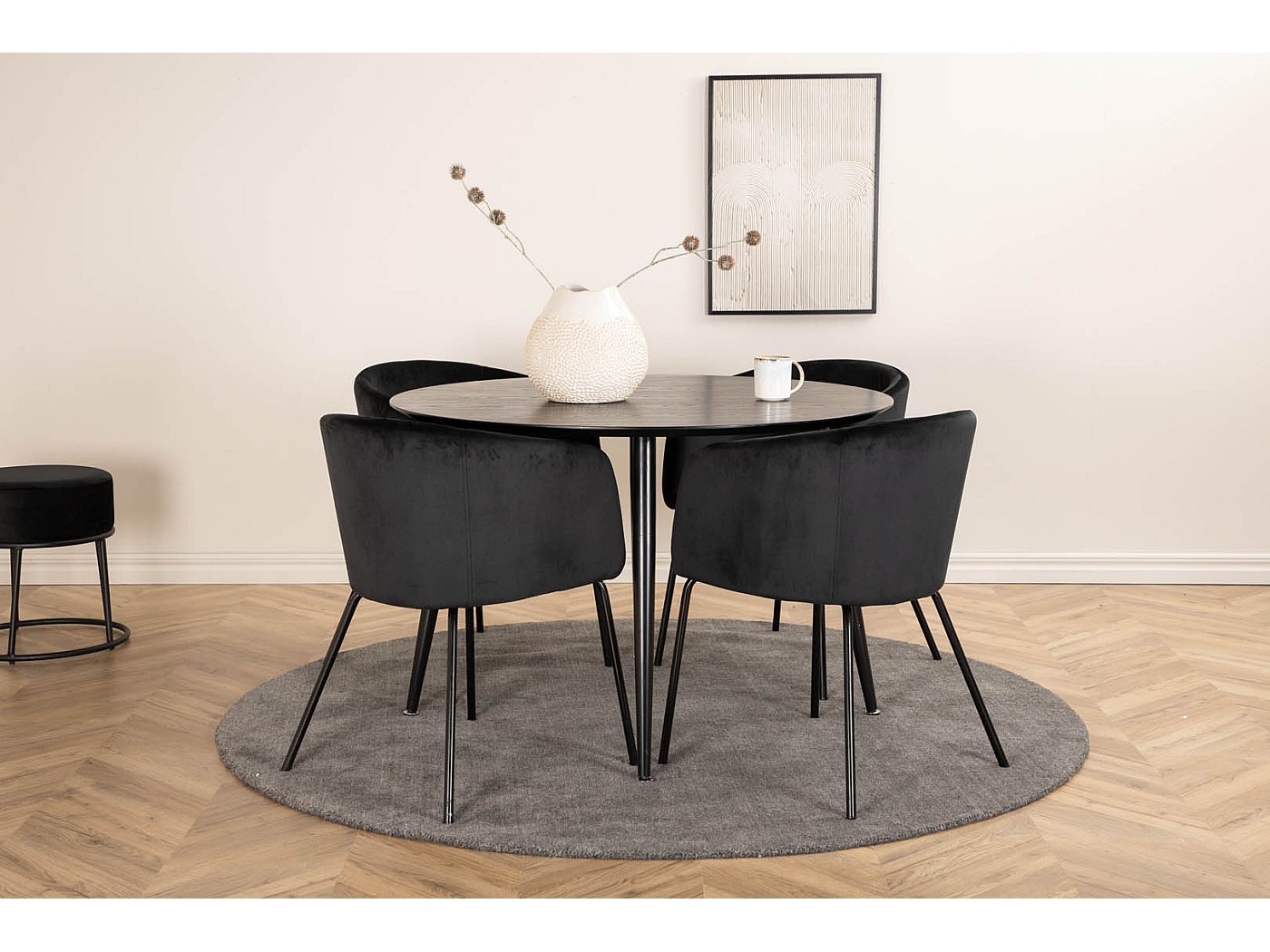Ensemble Table avec 2 Sièges SP Berner Diva tete grafit
