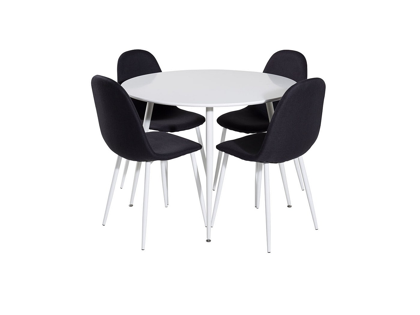 Set de Table Noir et Blanc (4 Pièces) main image 1