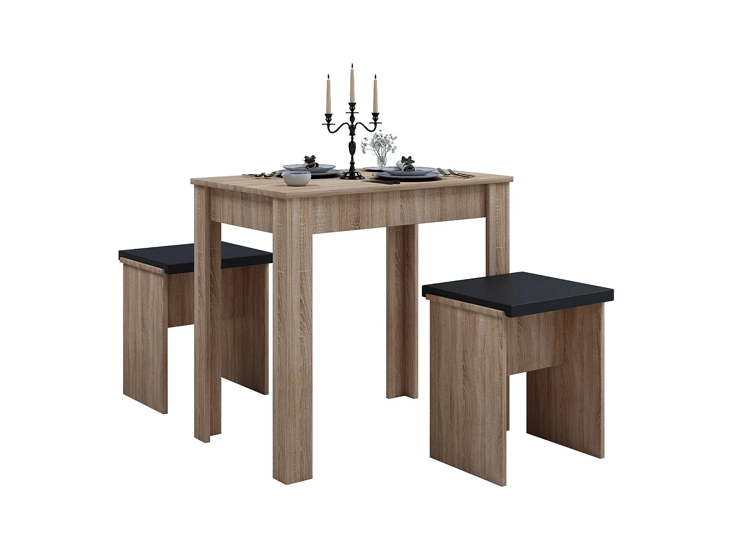 Dining Group Esal Sonoma oak (Sägerau) 0