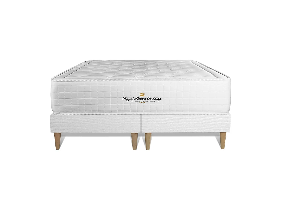 Ensemble matelas à mémoire de forme maxi épaisseur Buckingham 160x200 double sommier