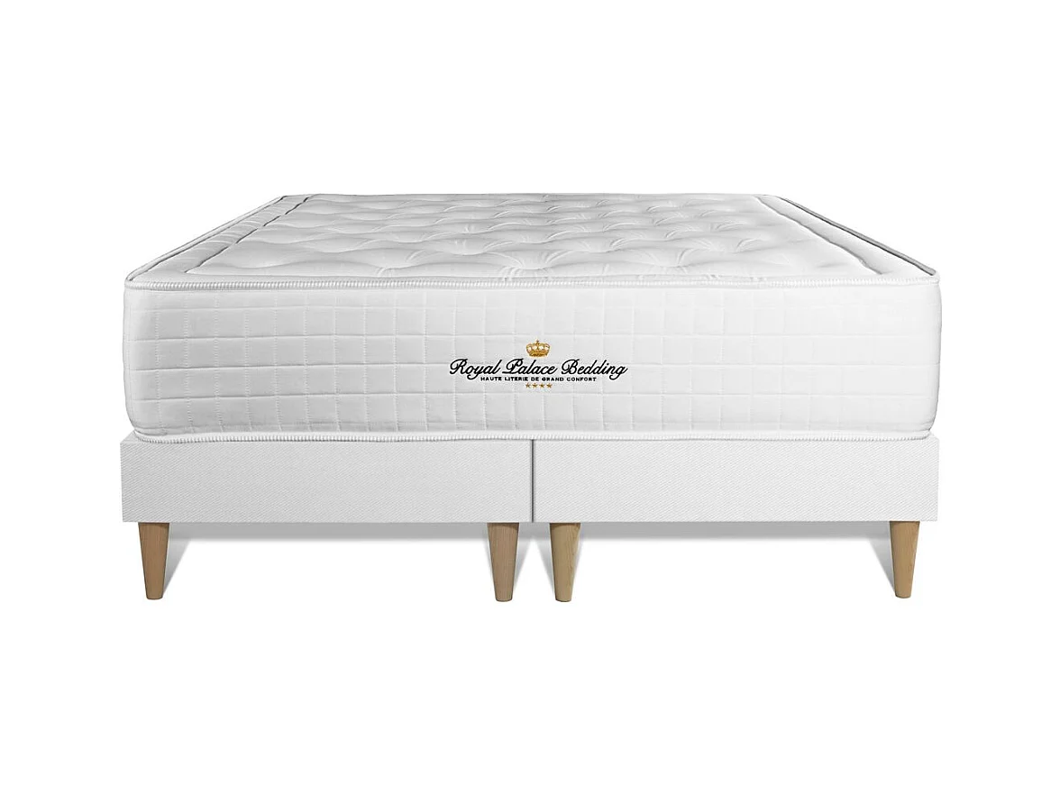 Ensemble matelas à mémoire de forme maxi épaisseur Buckingham 200x200 double sommier