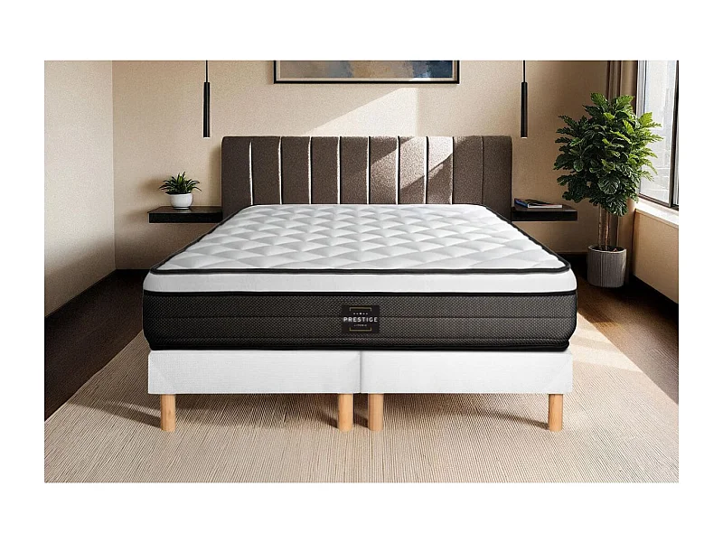 Ensemble Suite 200x200 Ressorts ensachés, mémoire de forme 5 zone