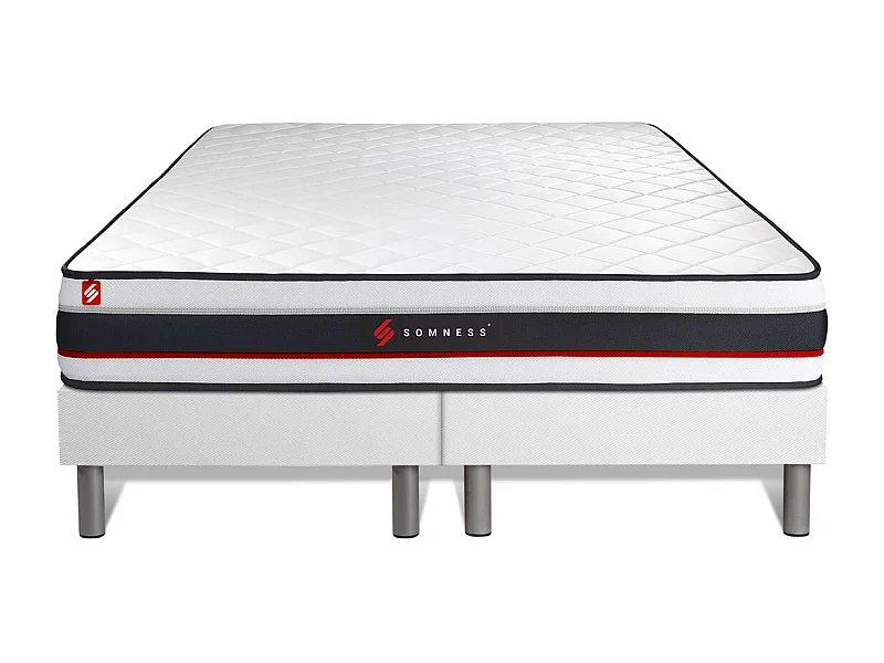 Ensemble double sommier 100x200 + matelas FORM 200x200