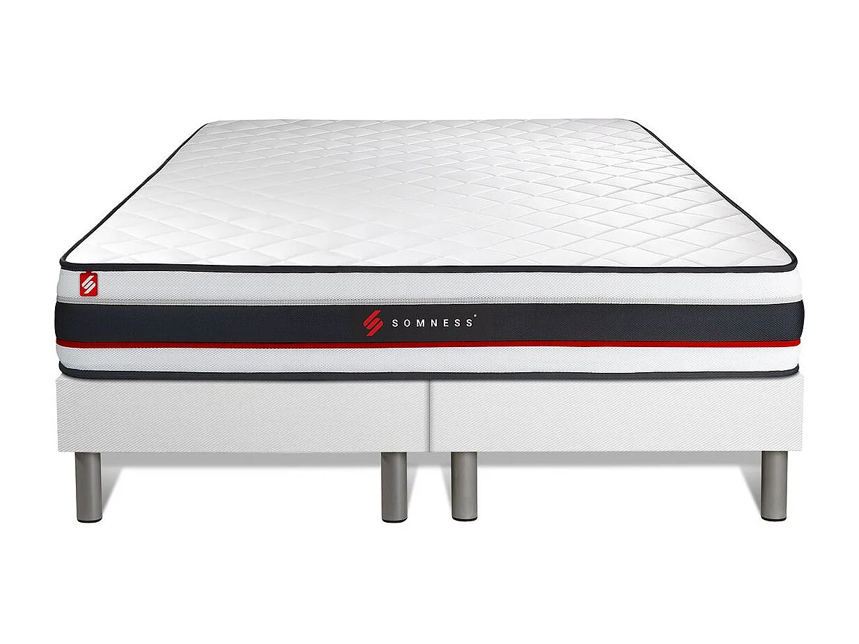 Ensemble double sommier 100x200 + matelas FORM 200x200