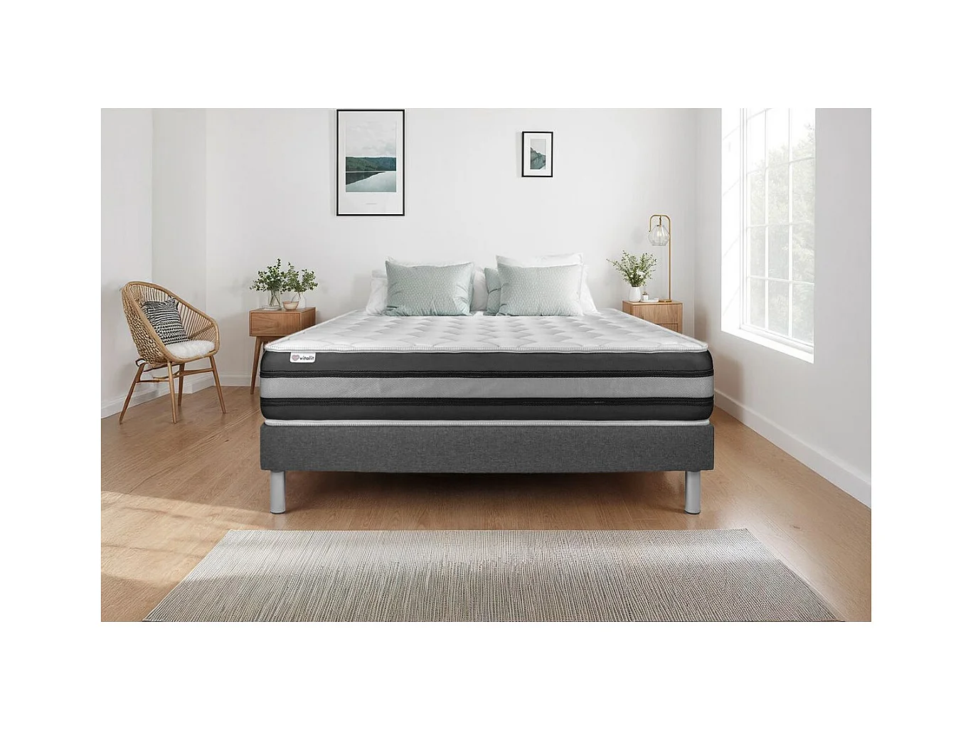 Ensemble VITALSPRING ZEN 90 x 190 cm
