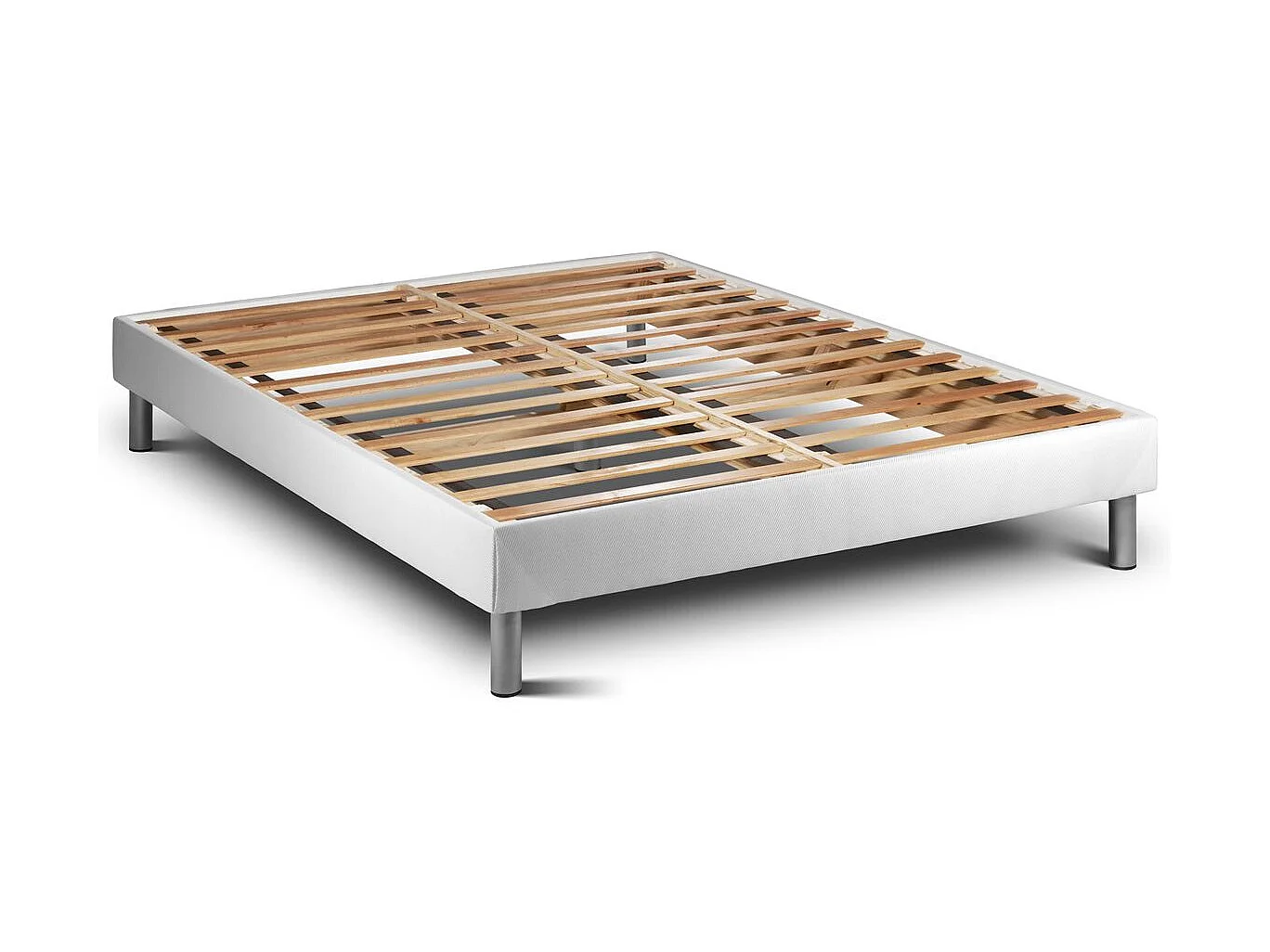 Ensemble VITAL SOFT 160 x 200 cm sommier Kit blanc