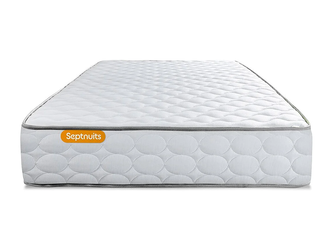 Matelas Mémoire de forme + sommier kit gris 90x200 Memo
