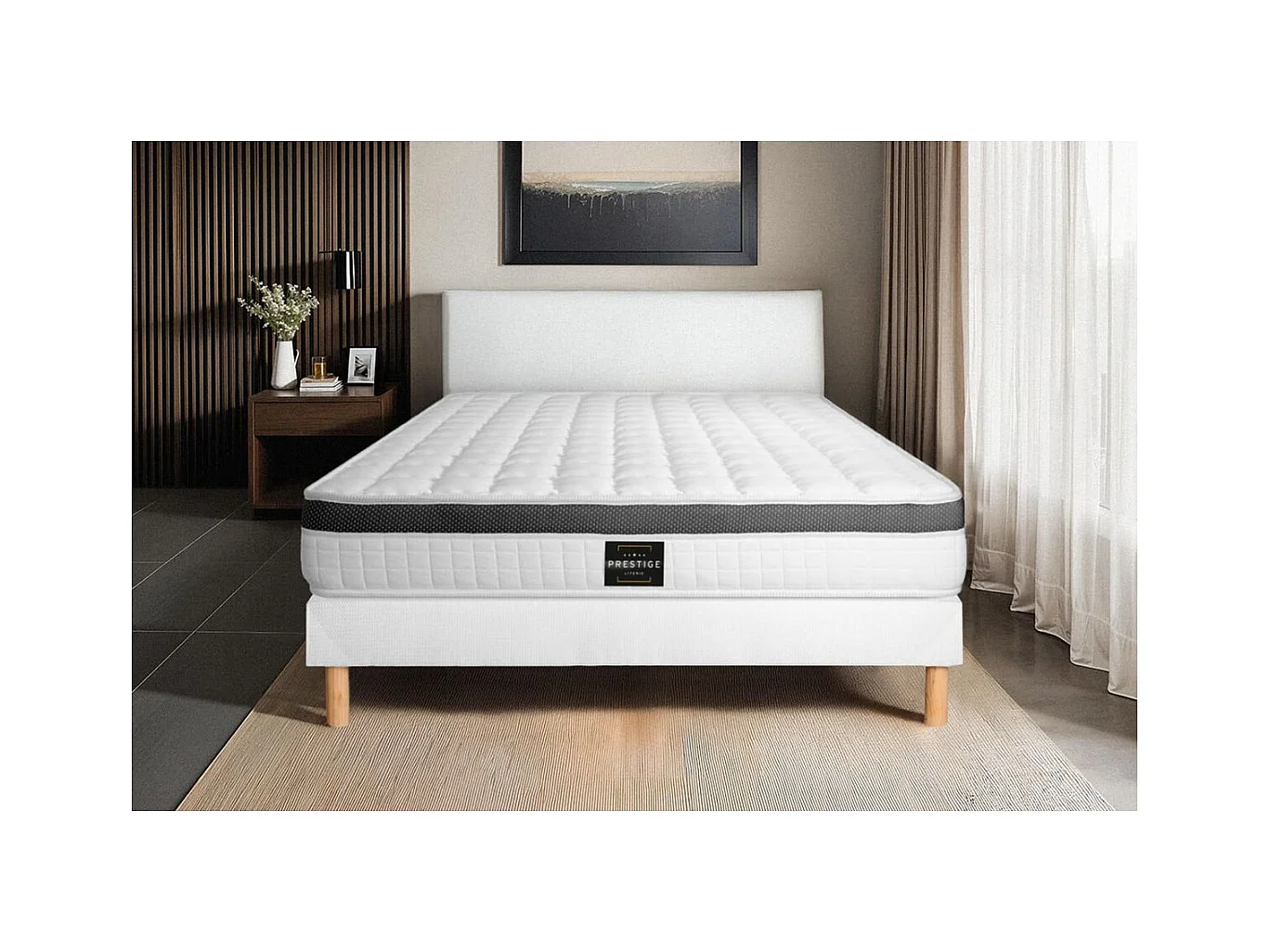 Ensemble Supérieur 140x190 Mémoire de forme 3 zones